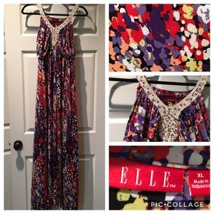 Elle maxi dress like new XL